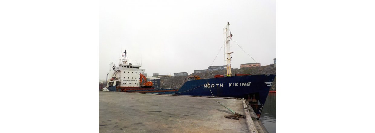 ESANI A/S tests cargo ship  - First collection of waste from Tasiilaq