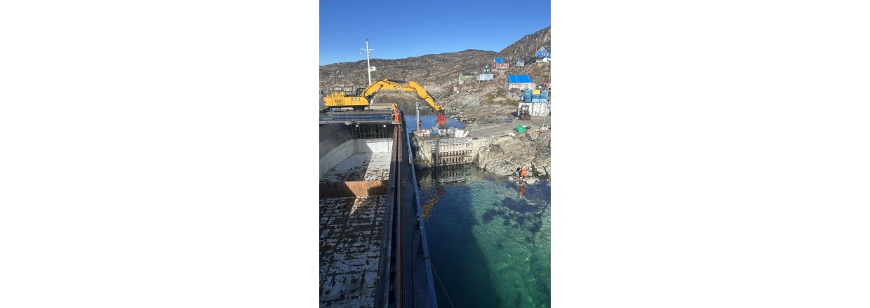 Lastning af affald i Ikerassarsuk d. 17. september 2025