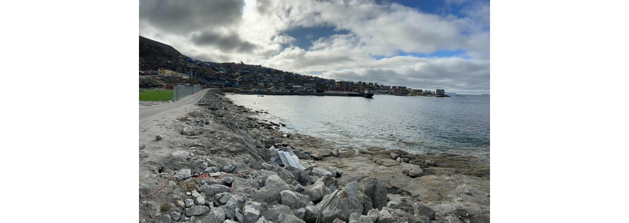 Lastning af affald i Upernavik d. 9. september 2025